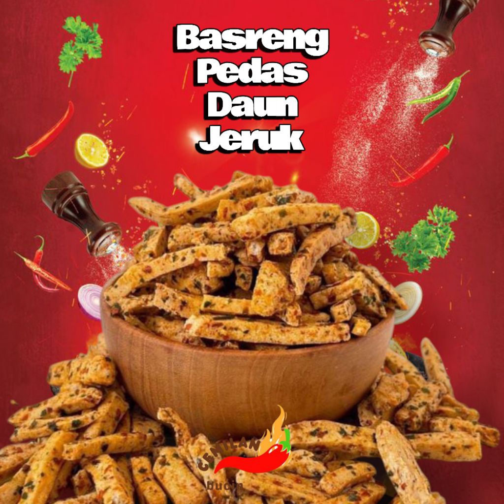 

Basreng Pedas Daun Jeruk ukuran 500 gr.