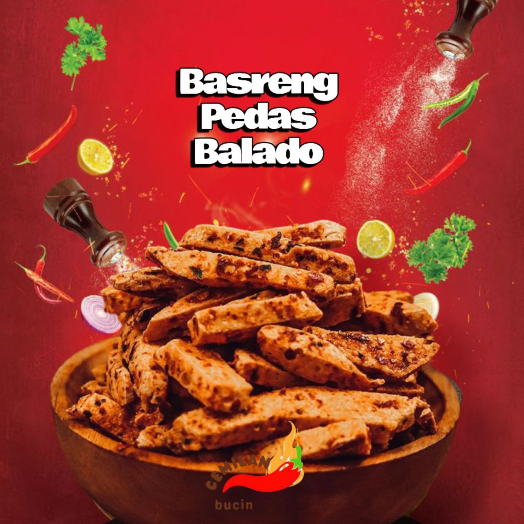

Basreng Balado Jeruk ukuran 250gr 500gr 1kg