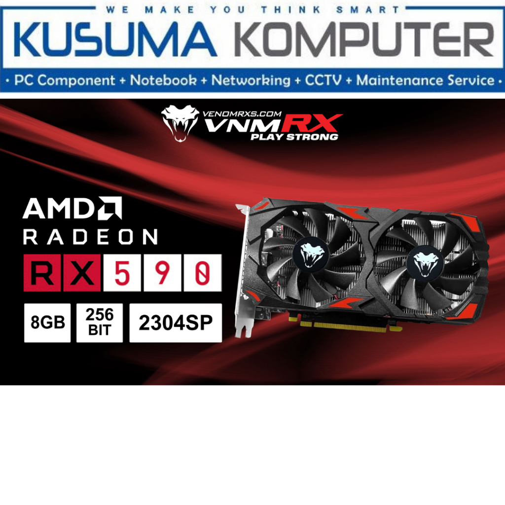 VGA VenomRX Radeon RX 590 RX590 8GB 2304 DDR5
