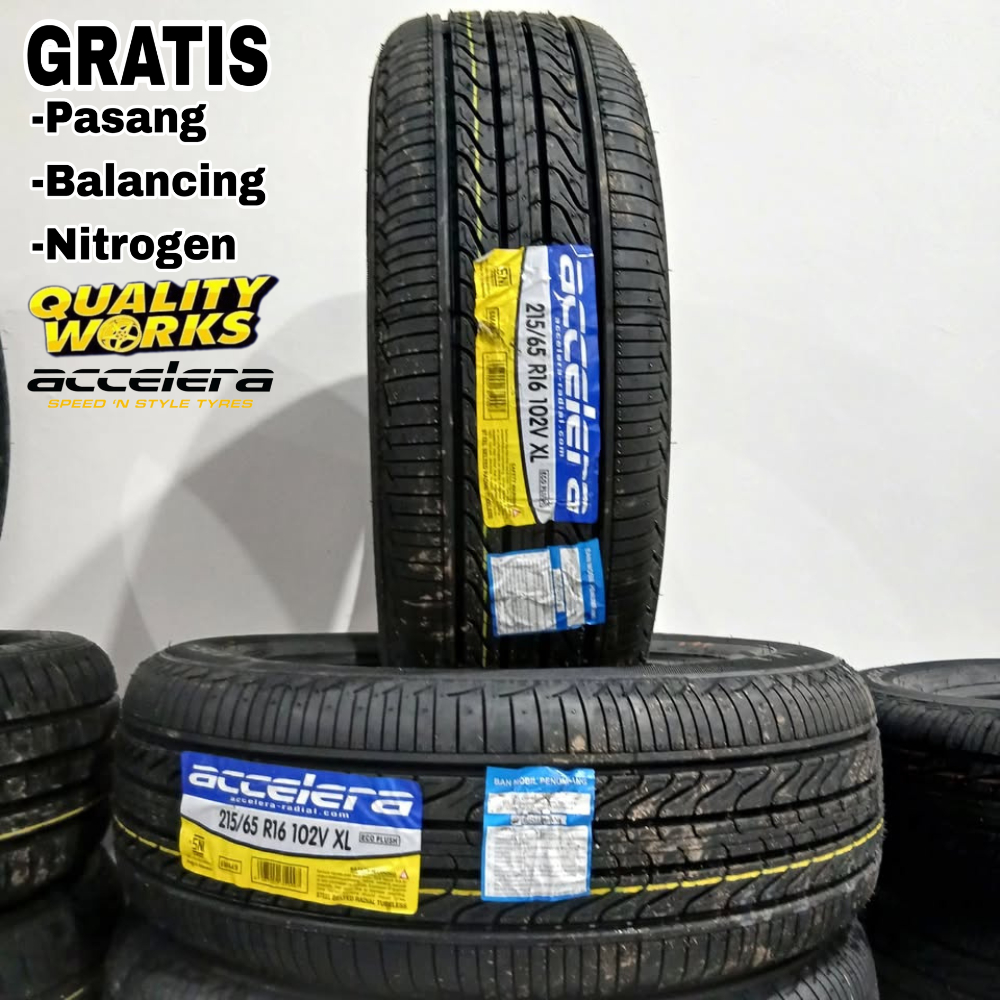 BAN MOBIL 215 65 R16 ACCELERA ECOPLUSH - BAN RING 16 UKURAN 215/65 R16