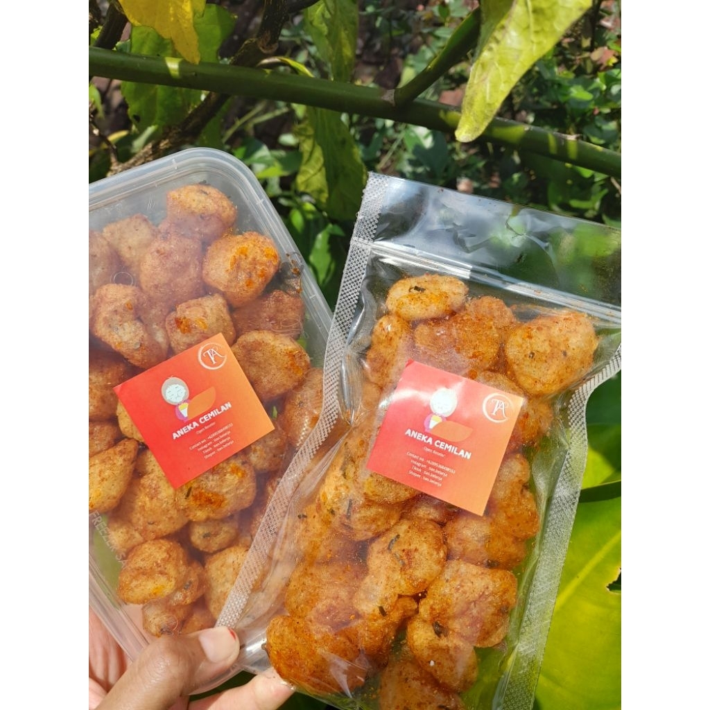 

TiAo Cimol Kering Daun Jeruk Garing Renyah kemasan 500 g dan kemasan Pcs Kecil
