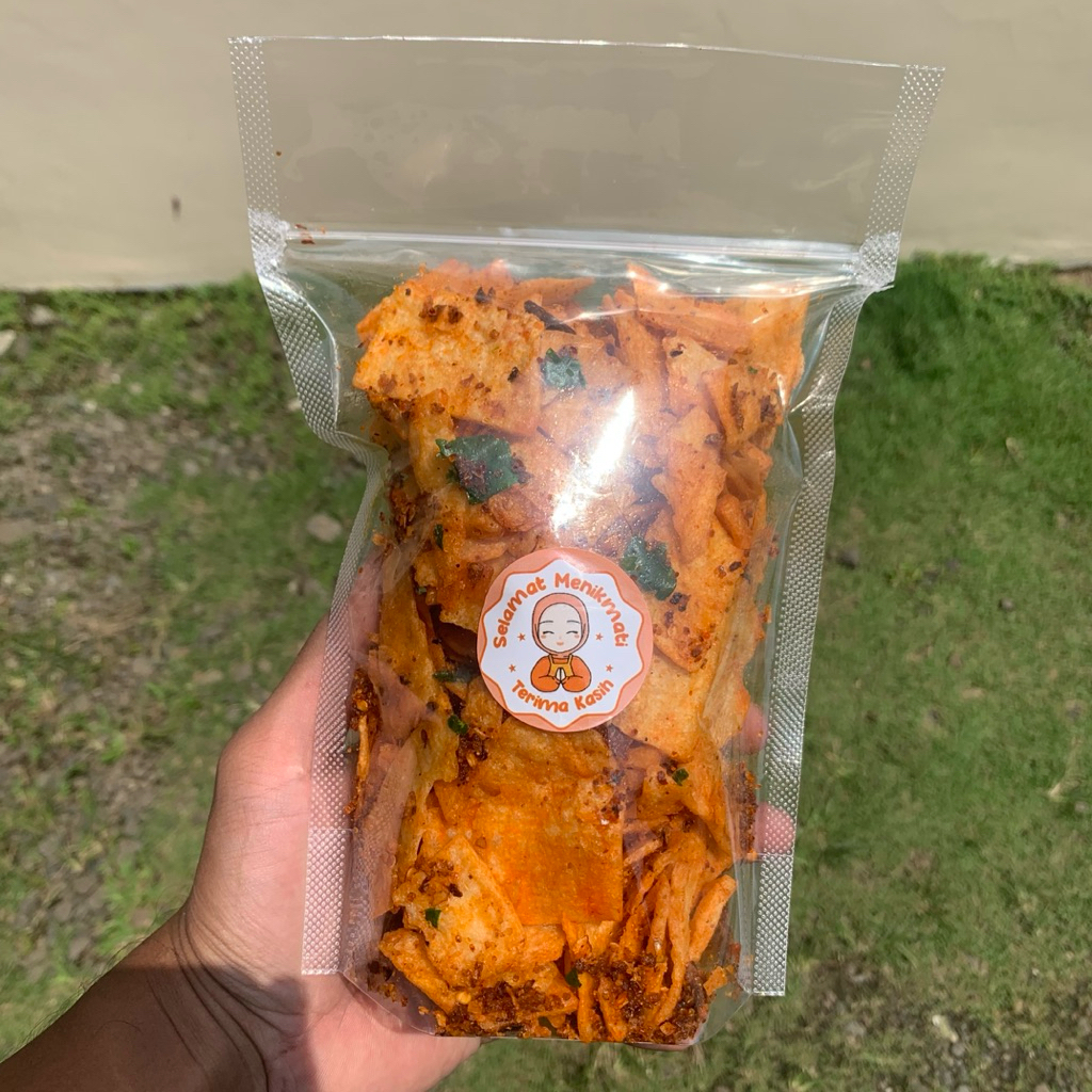 

Termurah Manggleng Keripik Singkong Pedas Balado Daun Jeruk 250gr Viral