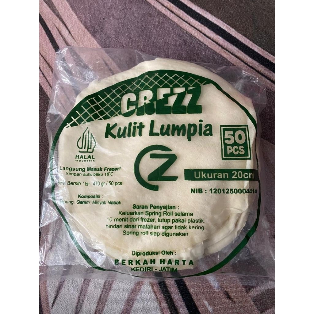 Kulit Lumpia Super anti sobek halal