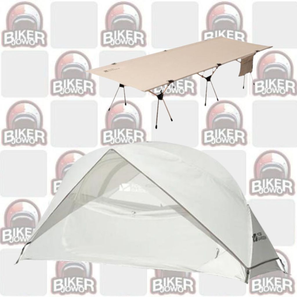 Mobi Garden Tent Tenda 1P Motocamp Mototent Camp Bed Shelter Velbed Awning Strong Tempat Tidur Campi