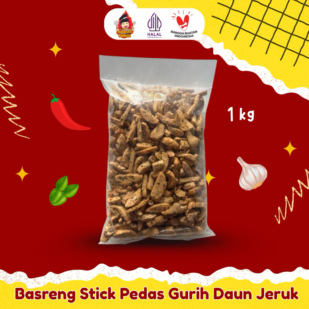 

Basreng pedas Gurih Marasati Snack 1kg