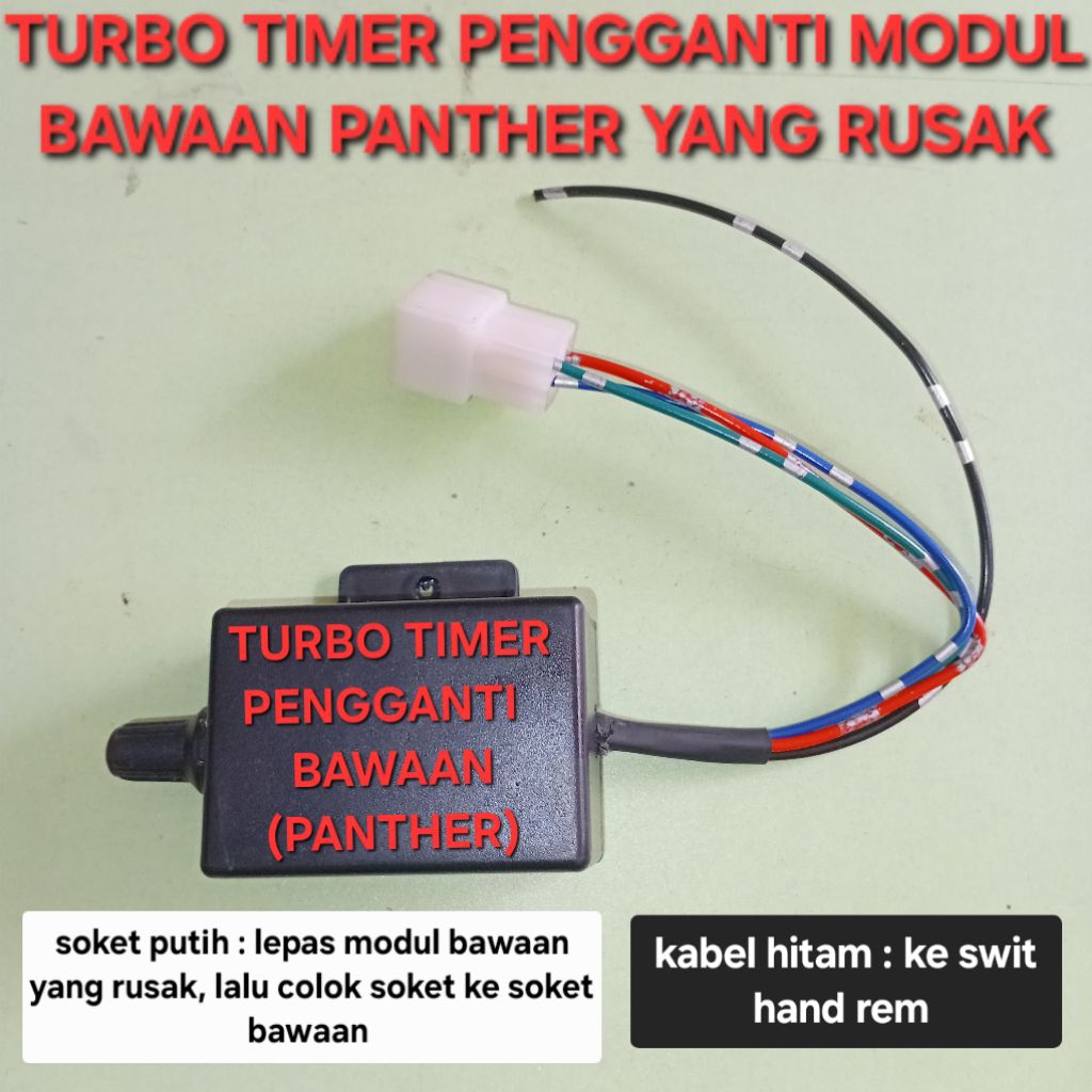turbo timer untuk pengganti Modul bawaan panther yg rusak