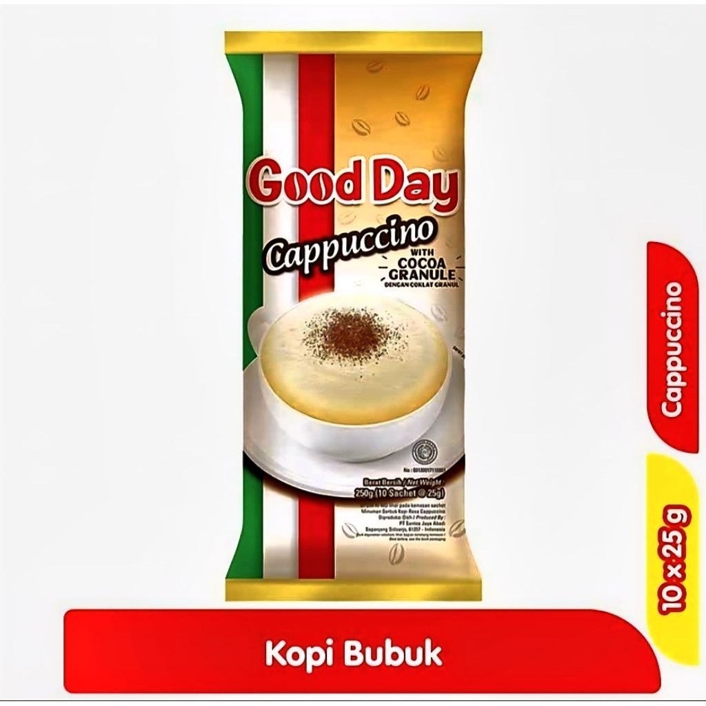 

GOOD DAY KOPI INSTAN CAPPUCINO 10x25gr