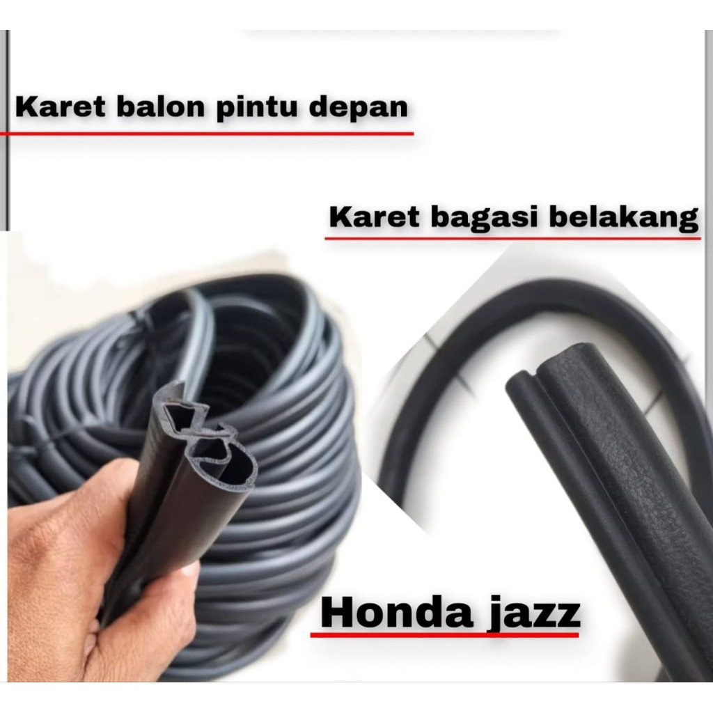 karet bagasi karet pintu depan karet pintu tengah mobil honda jazz