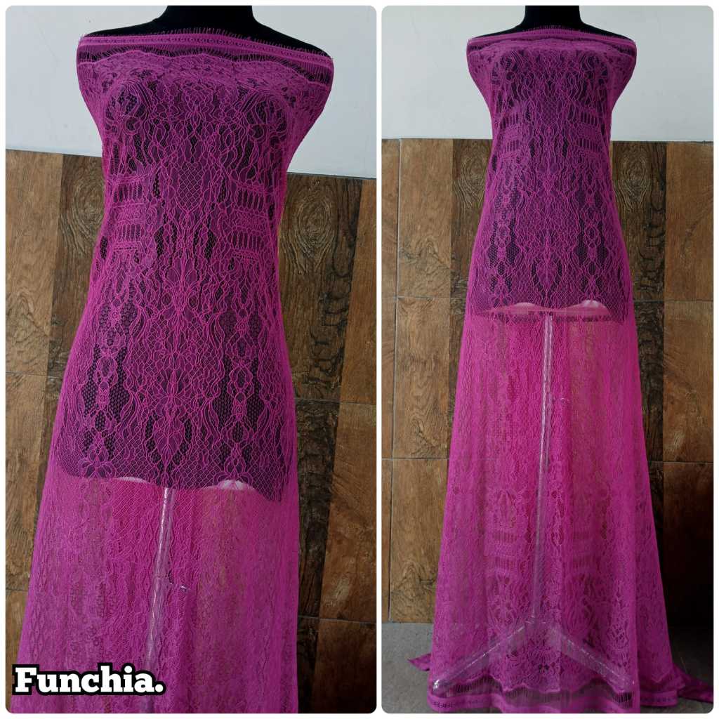 kain brukat chantily.panel isi 2,5m x 1,5m.bakal kebaya bali,medan