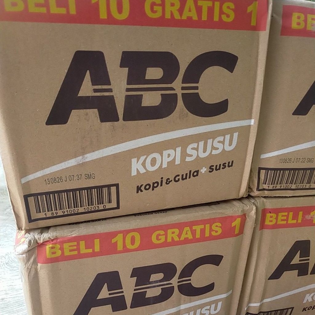

kopi ABC susu 1 dus 12 x10