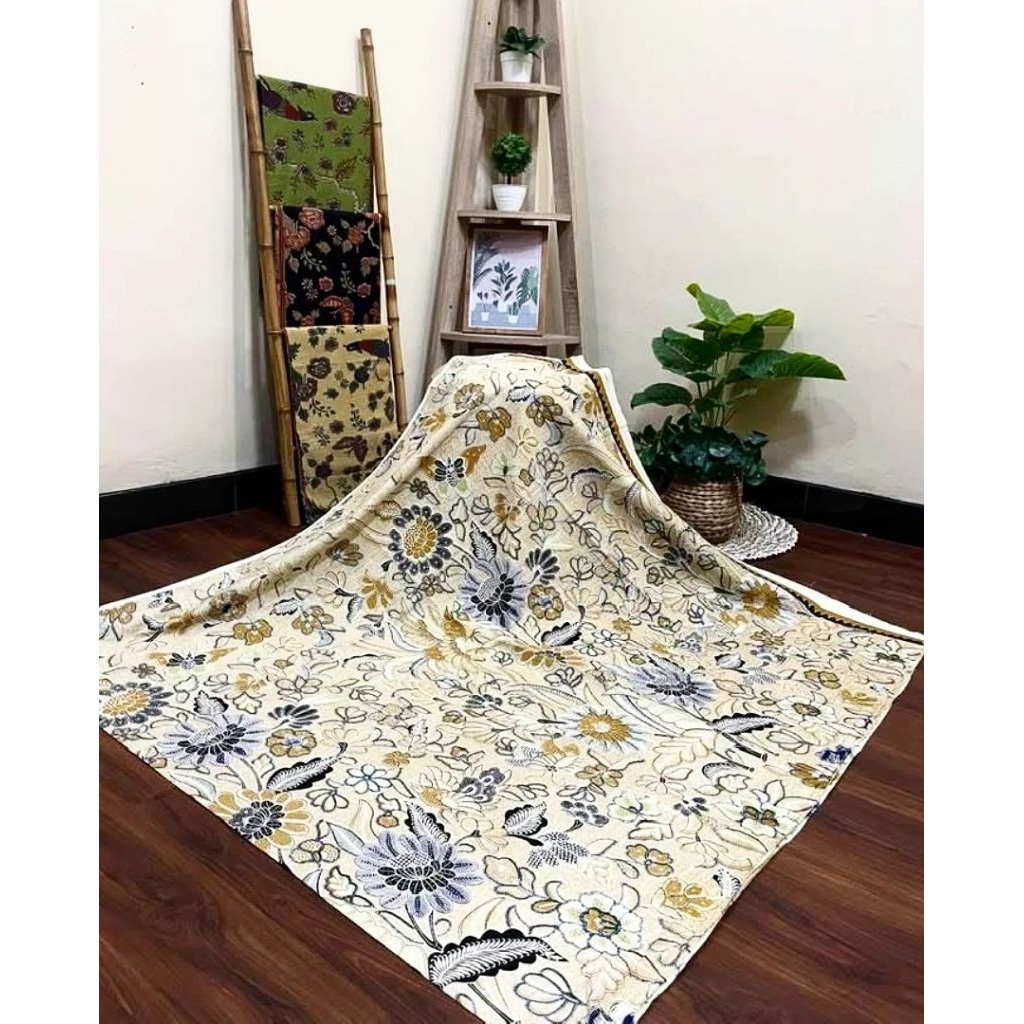 Kain Batik Katun Premium Motif Bunga