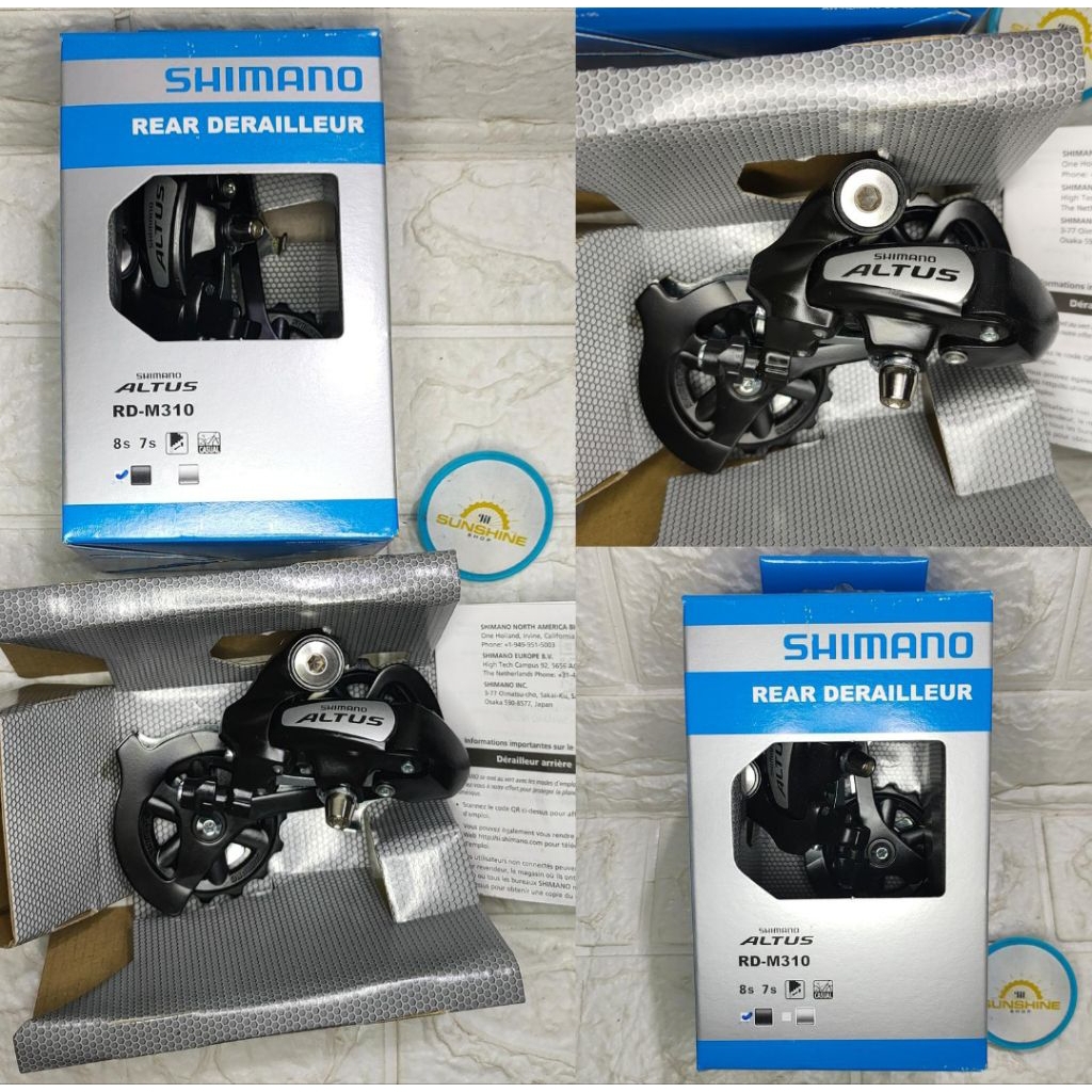 RD Rear Derailleur 7 8 Speed SHIMANO ALTUS RD-M310 Sepeda Lipat Seli Folding Bike MTB Roadbike