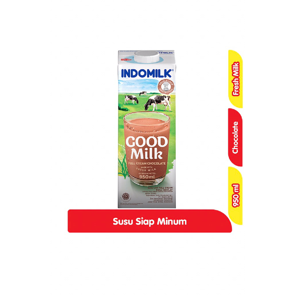 

Indomilk Susu UHF Full Cream Cokelat Kotak 950 ml