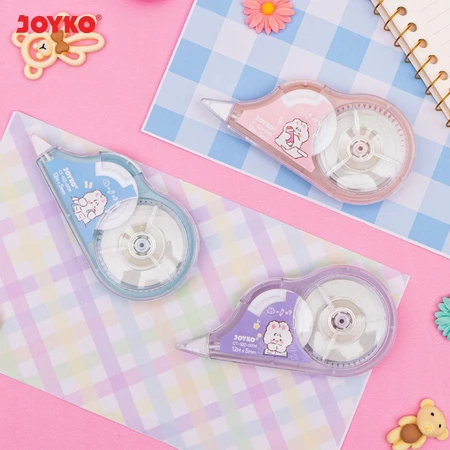 

TBMO Correction Tape JOYKO CT-522-GTM Good Time Fancy Tipe-X Tipex Tip-Ex Pita Koreksi 12 Meter