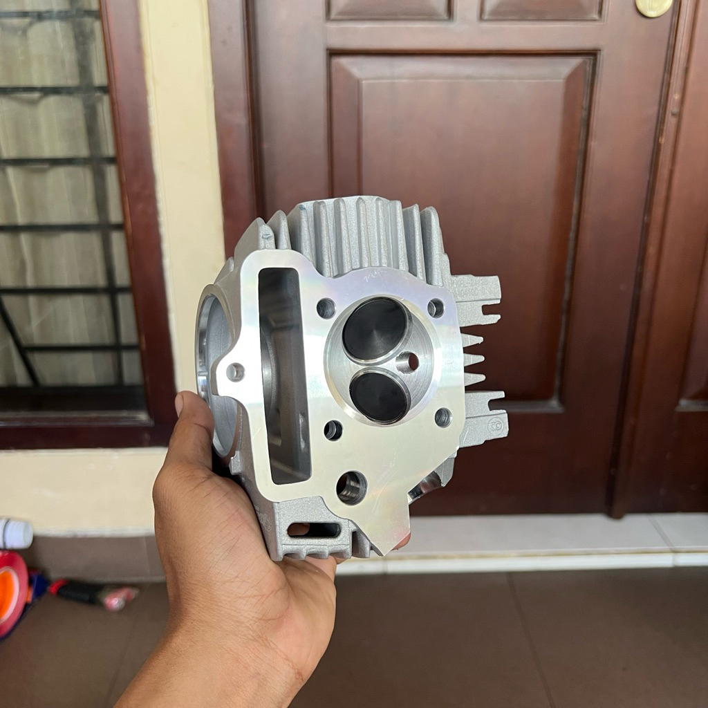 Terbaru! Cylinder Head Kop Grand Supra Win Klep 28 24 Batang 5Mm Sudut Set Noken As Racing Lengkap