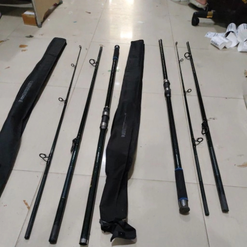 joran pancing pioneer surf winner atau grand tournament sambung 3 ukuran 390 400 420 cm carbon