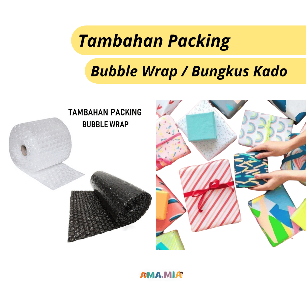 

Bubble Wrap dan Bungkus Kado Ekstra Untuk Hadiah Packing Aman