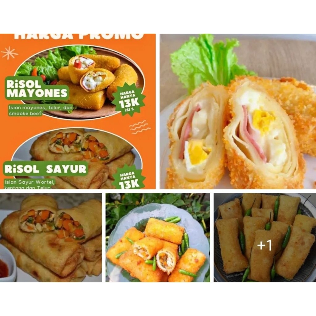 

Makanan Ringan Best Seller Risol Mayo Frozen