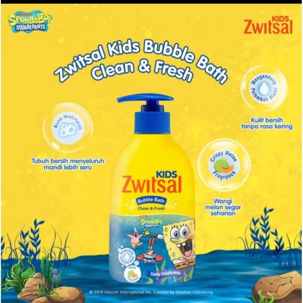 ZWITSAL KIDS PUMP CLEAN & FRESH 280 ML [BUBLE BATH]