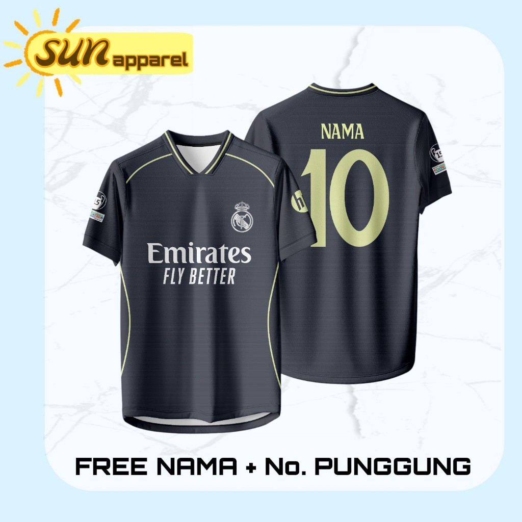 JERSEY REAL MADRID AWAY 2025/2026