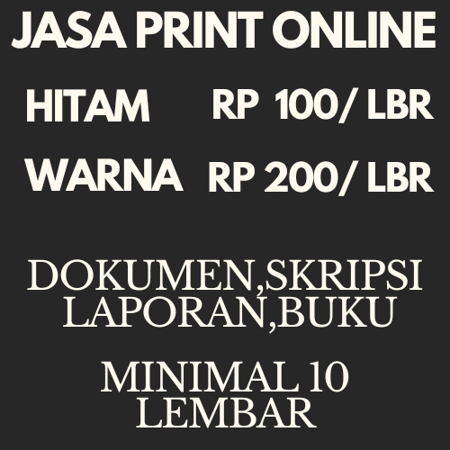 

Cetak Dokumen Skripsi Online A4 A5 – Print Murah Hitam Putih Warna untuk Tugas & Laporan