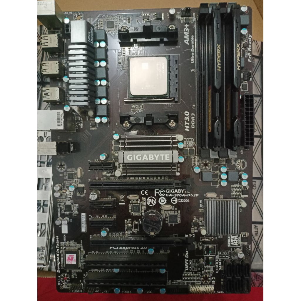 AMD, Proc Amd FX 8320e + Mobo Am3+ Gigabyte GA-970A-DS3P + Kingston DDR3 1866 8Gbx2