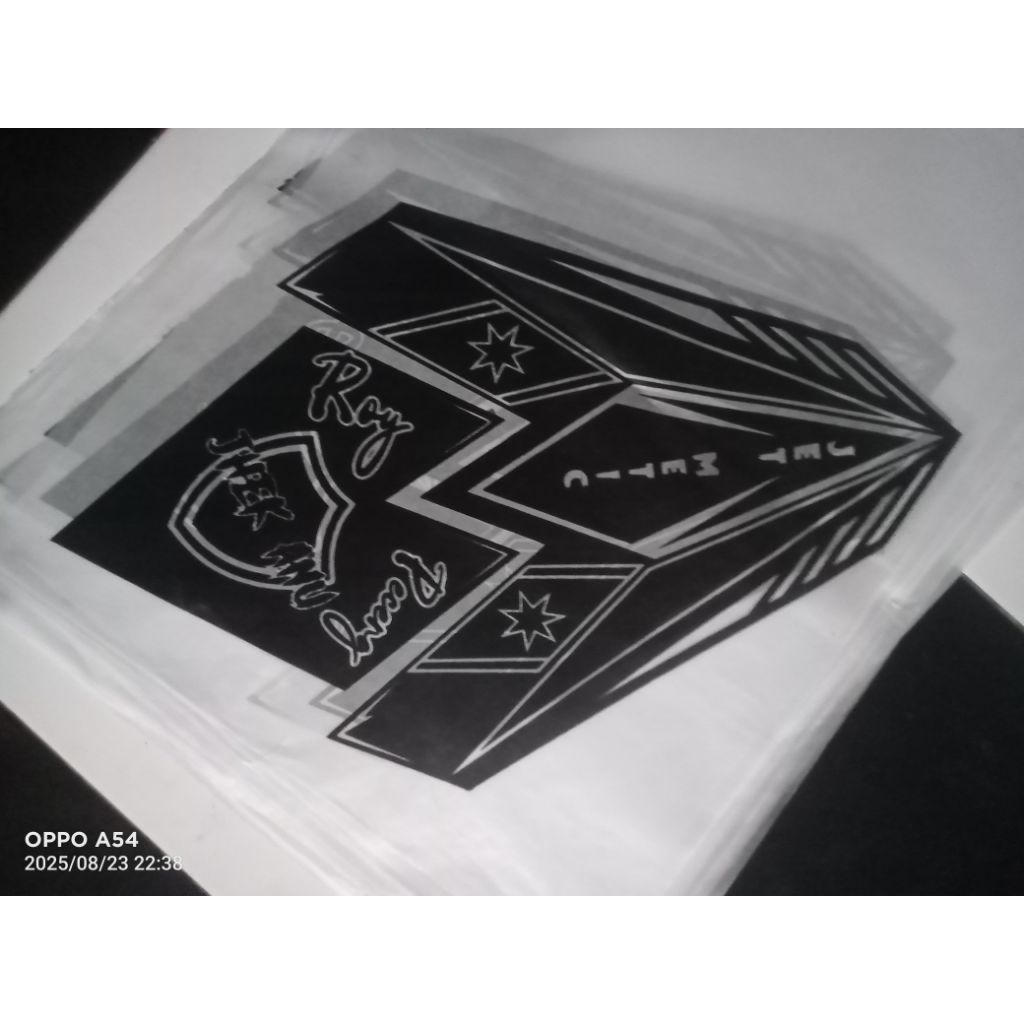 kertas layangan Saja 1warna hitam per 100pcs