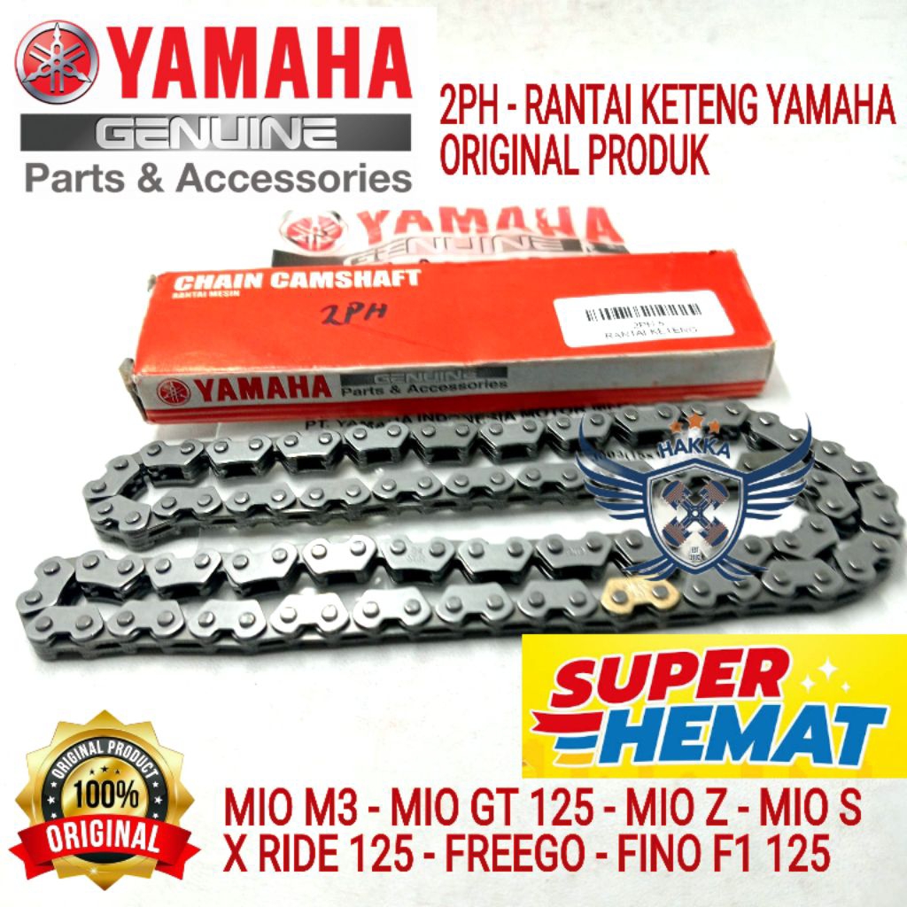 2PH ORIGINAL RANTAI KETENG YAMAHA MIO M3, RANTAI KETENG YAMAHA MIO GT 125, RANTAI KETENG MIO Z, RANT