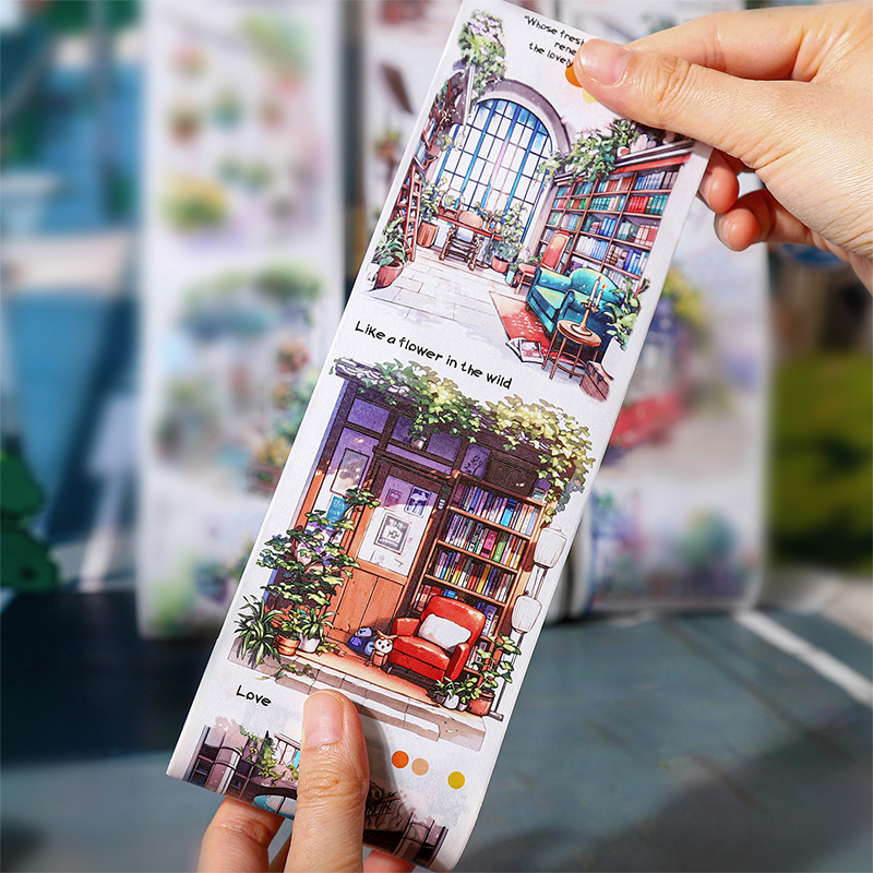 

[Artopia] Washi Tape EST Encountering Slow Time Besar Sticker Stiker Pemandangan Background