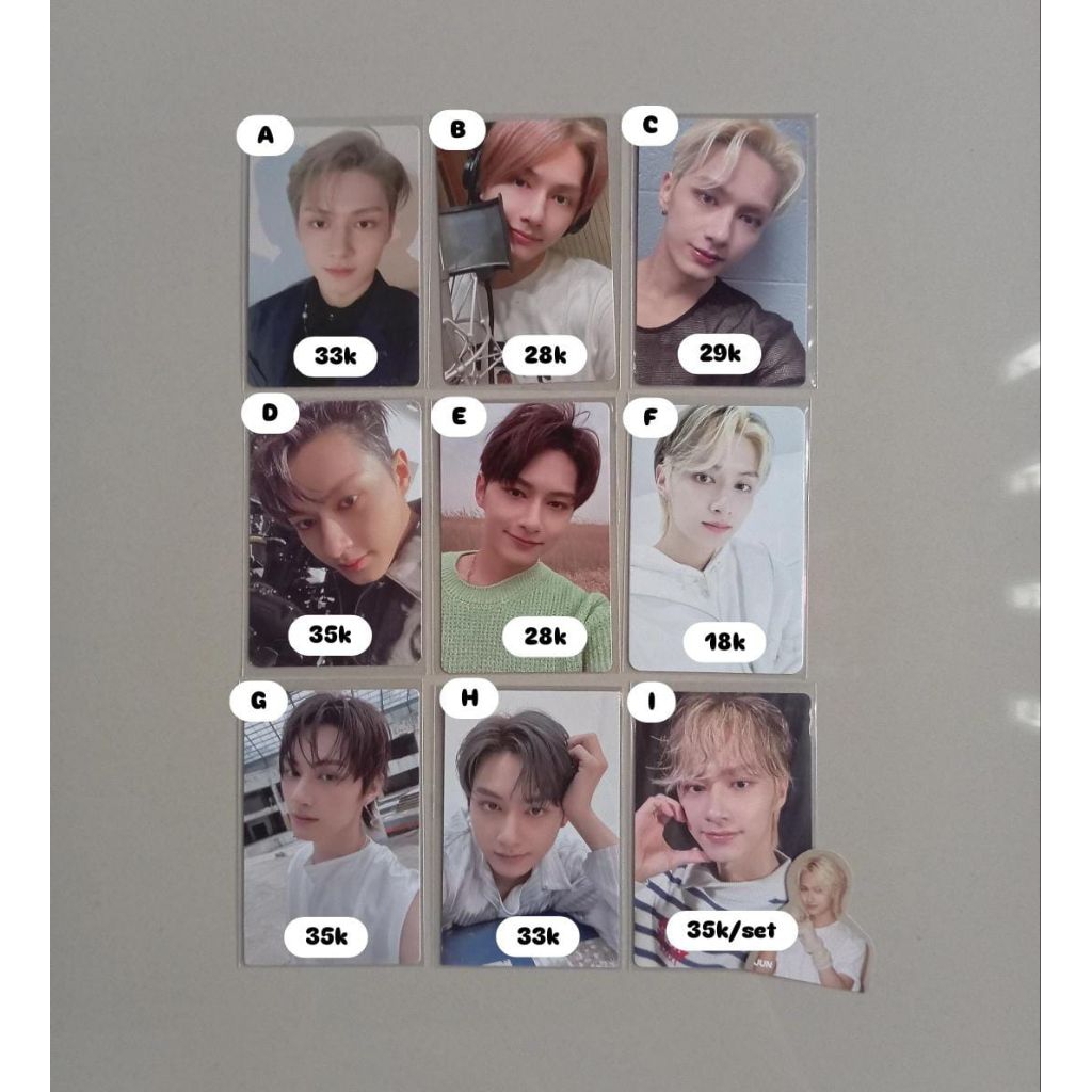 PHOTOCARD OFFICIAL JUN SEVENTEEN (attaca, semicolon, bts, fts, going, caratland)