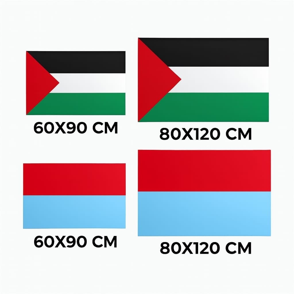 BENDERA INDONESIA DAN PALESTINA