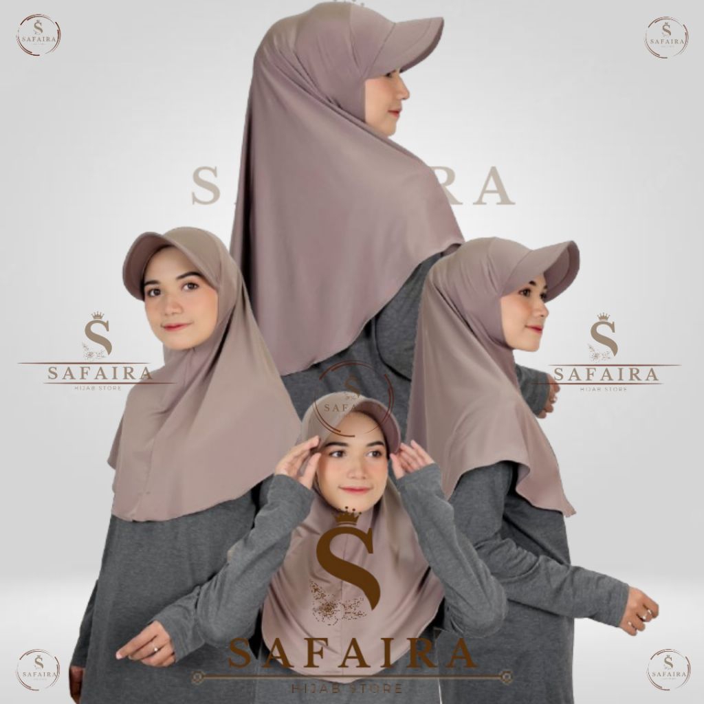 JILBAB SPORT/HIJAB SPORT TOPI/JILBAB OLAHRAGA DENGAN TOPI CELIA