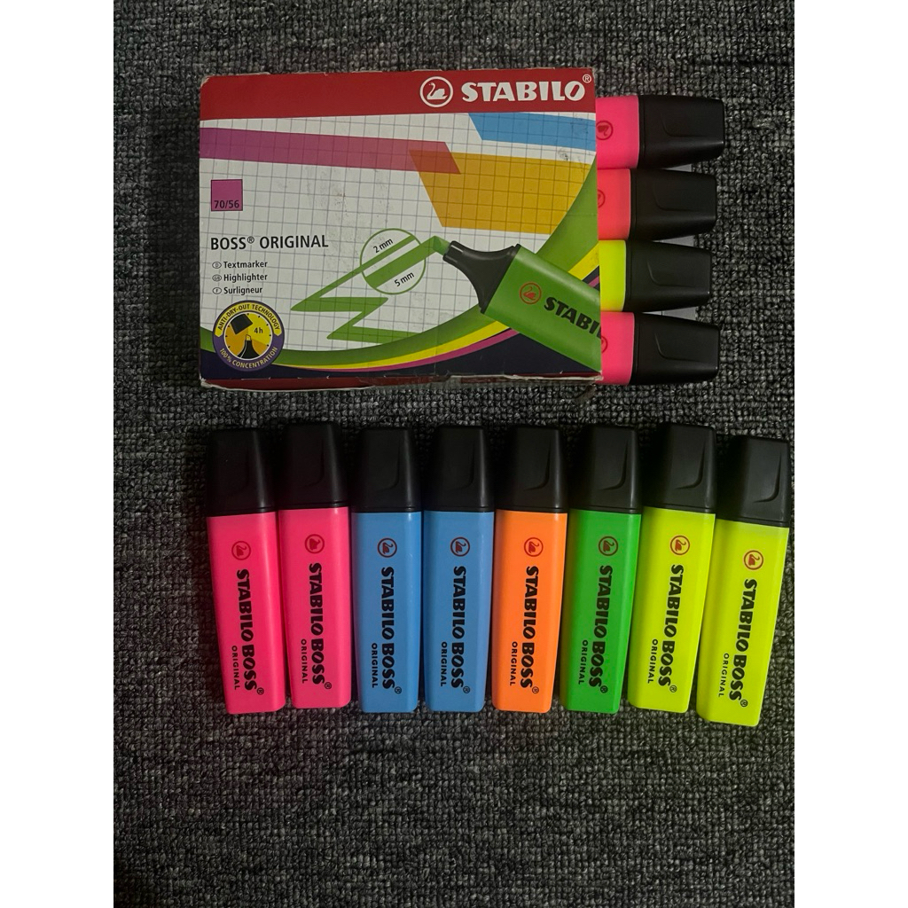 

Stabilo Boss Highlighter 1 Pcs Warna-Warni Asli