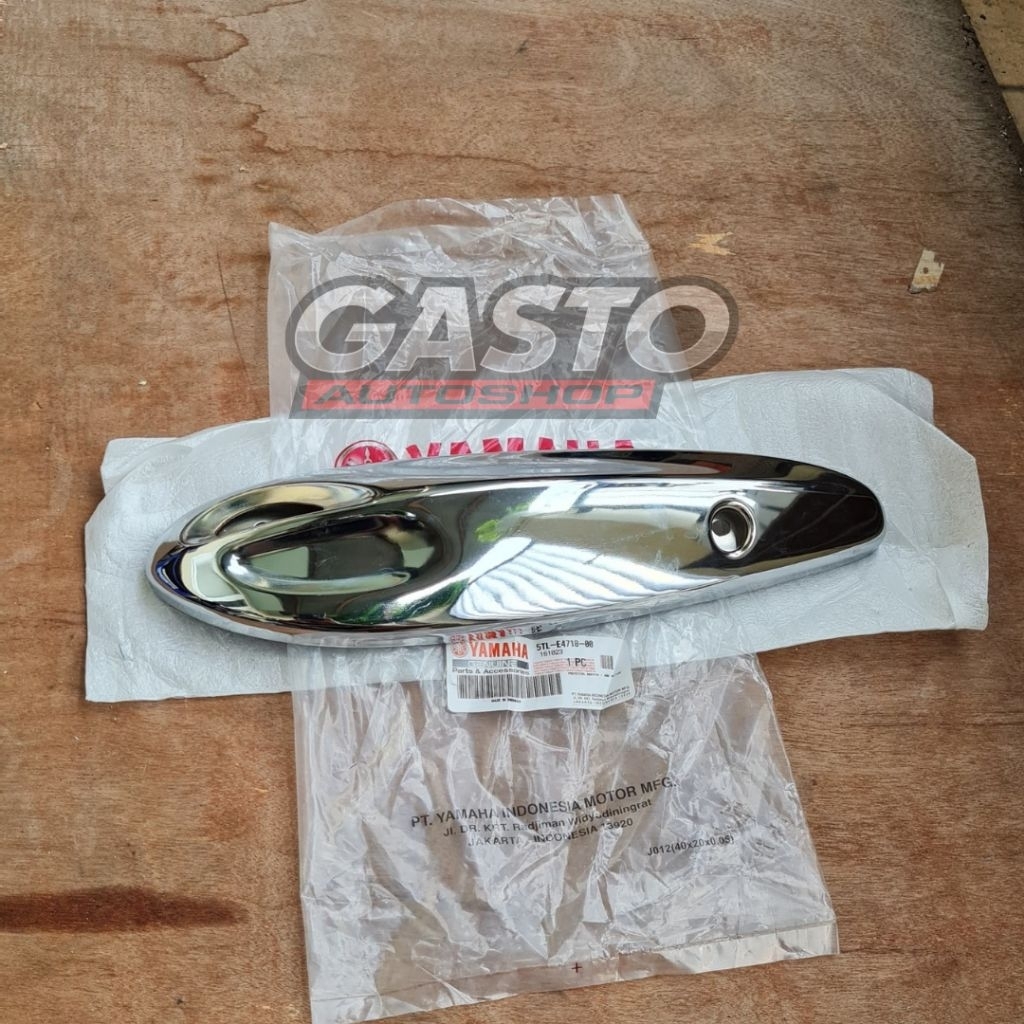 Cover Knalpot Mio Sporty Tameng Knalpot Mio Sporty Tutup Knalpot Mio Sporty Original Yamaha