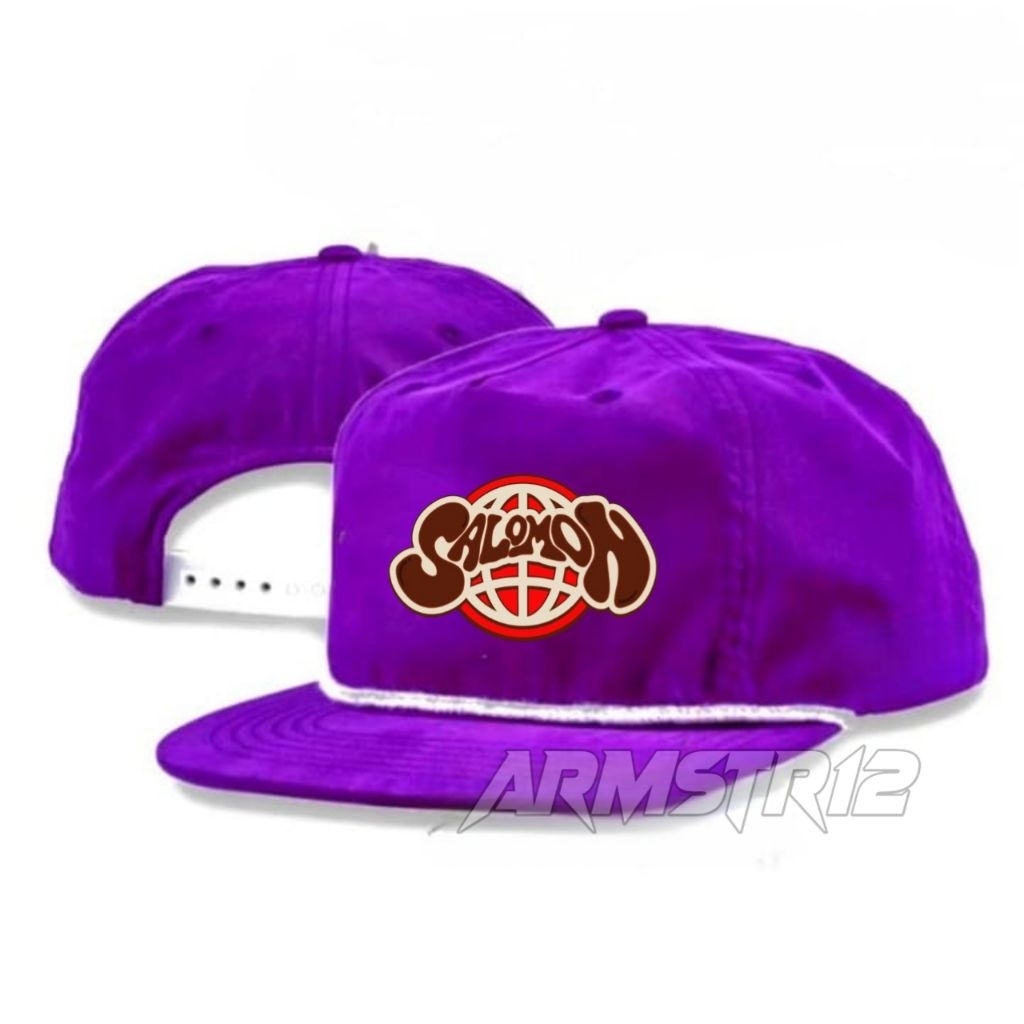 ARMSTR12 - TOPI SNAPBACK CLASSIC TOPI HIPHOP TOPI DISTRO LOGO SALOMON (COD)