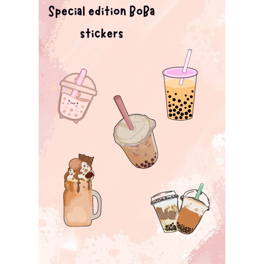

Stiker Boba Sticker vinyl anti air Boba | Stiker Laptop Hp Tumbler