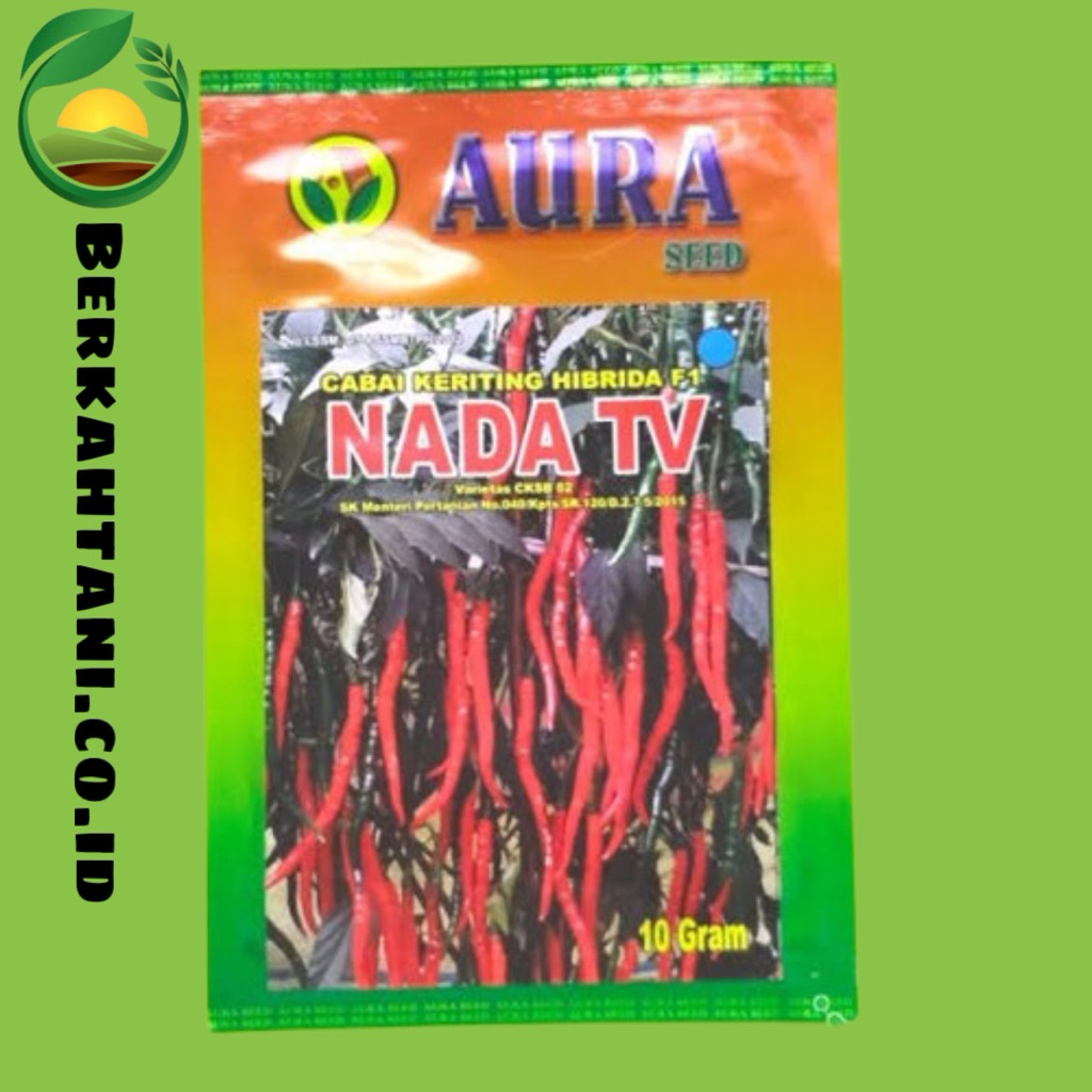 Bibit Cabe Keriting Tahan Virus NADA TV Isi 10 Gram Aura Seed Benih Cabai Keriting Tahan Virus Setar