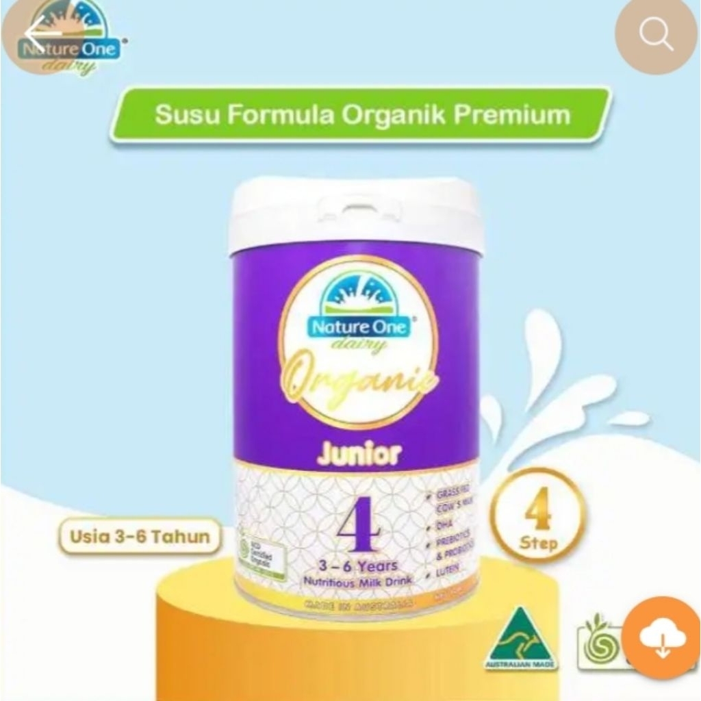 

susu forumula organik premium junior 4 berat 900gr