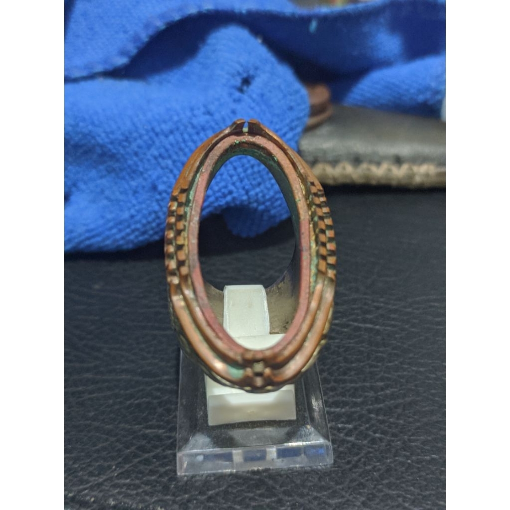 Ring/Emban cincin Koin putih Handmade