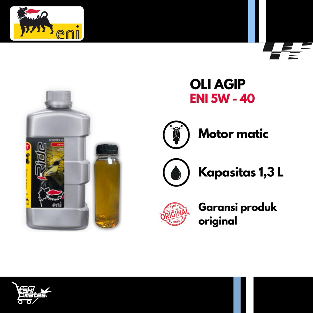 OLI AGIP ENI 5W-40 1.3L VESPA MATIC