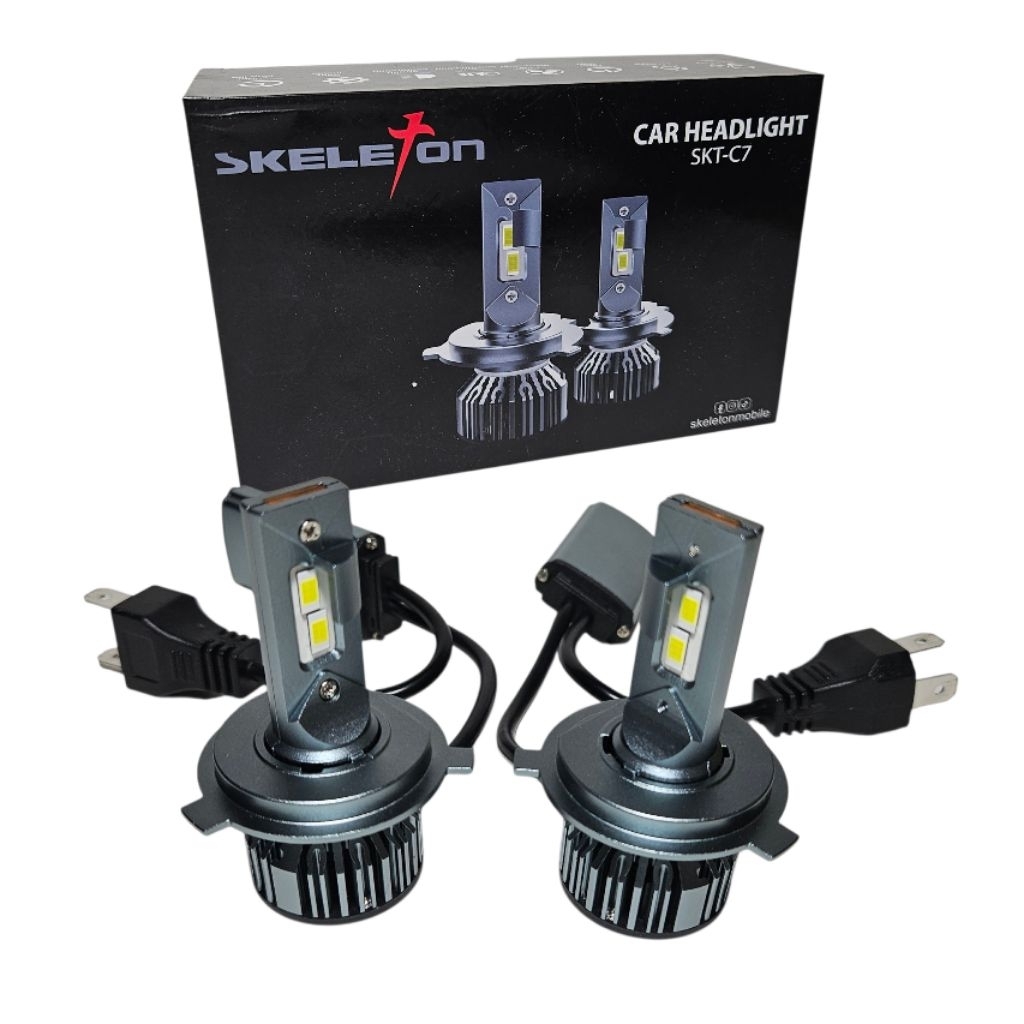 Lampu LED Mobil H4 6000k SKELETON