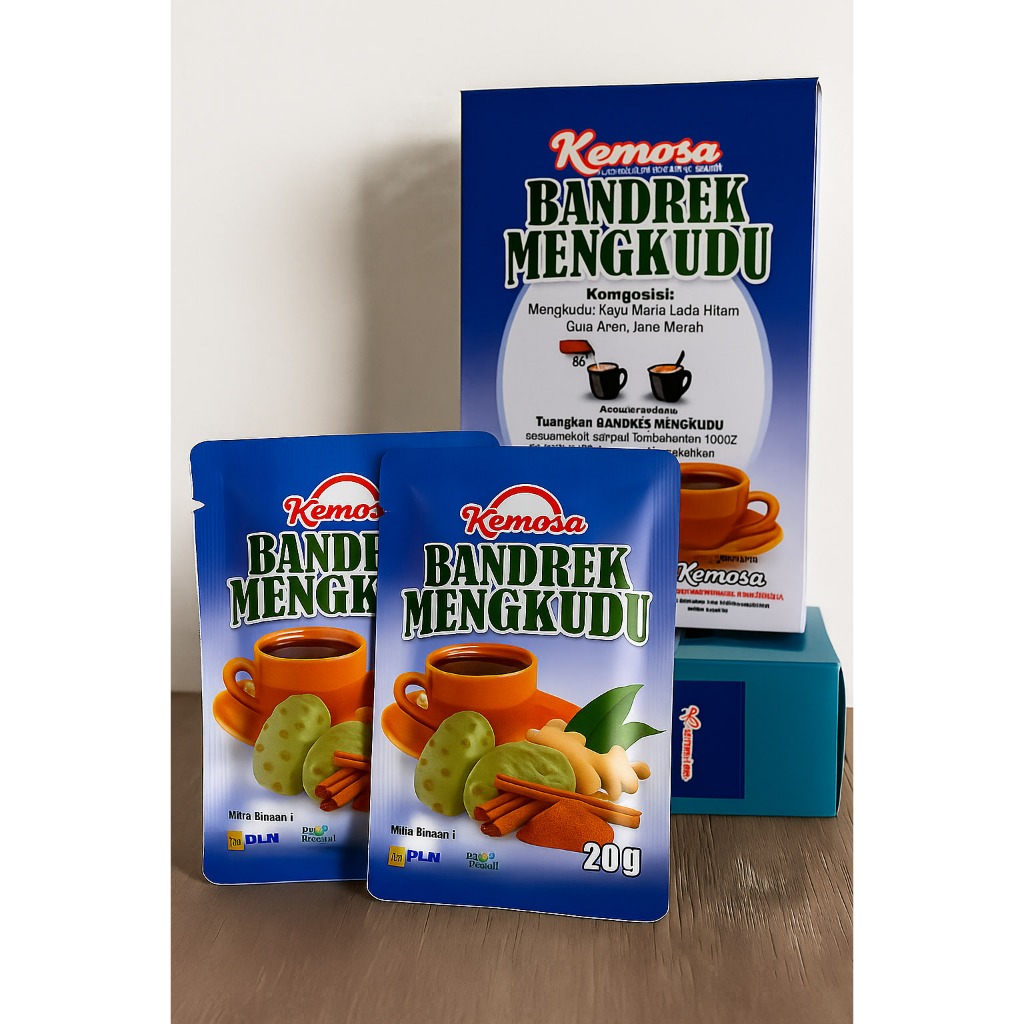 Bandrek Mengkudu Isi 3 Sachet Dengan Campuran Kayu Manis, Lada Hitam, Jahe Merah & Gula Aren