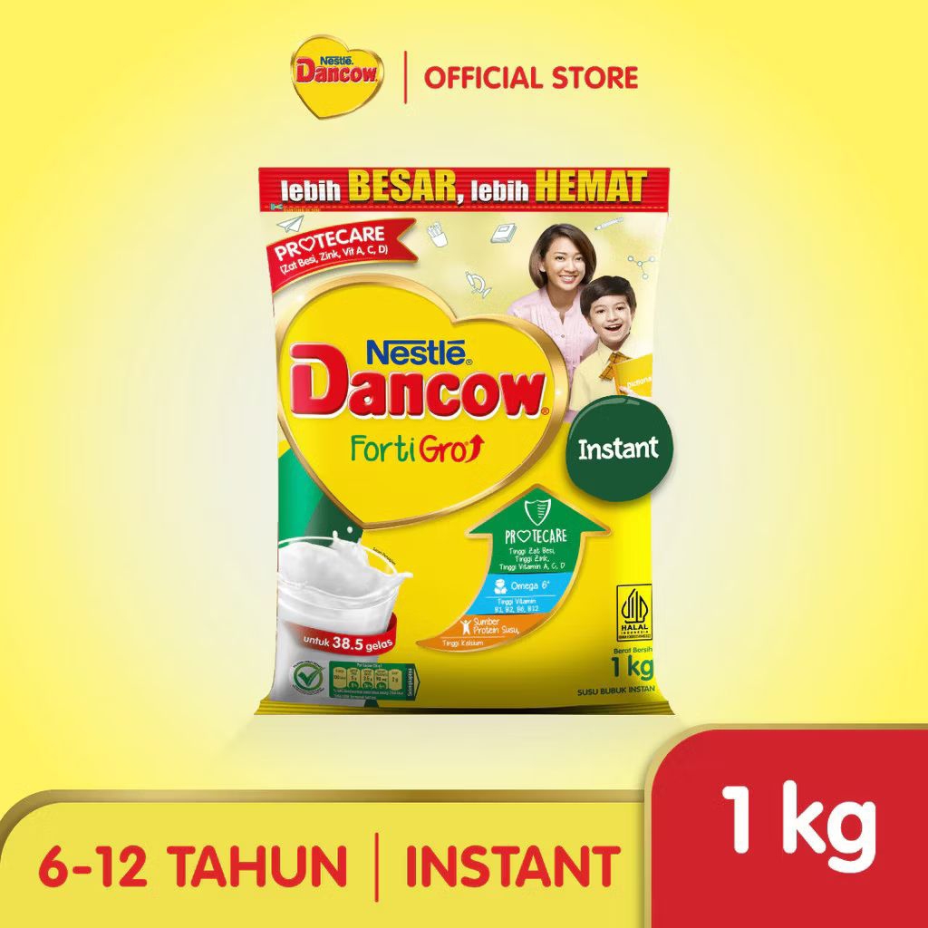 

TERMURAH DANCOW instan 1kg/coklat 1kg/Fullcream 780g/Instan 780g/Coklat780g