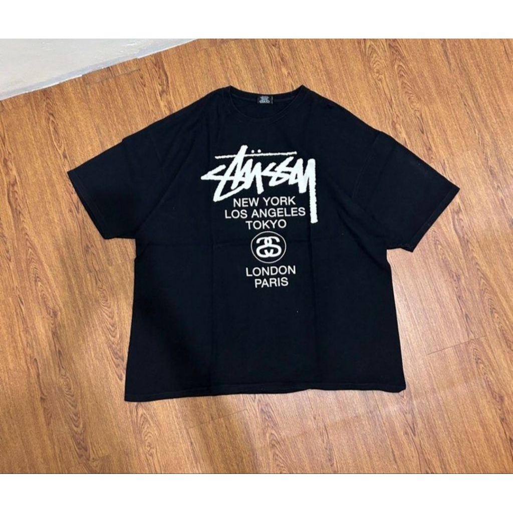 stussy world tour tee