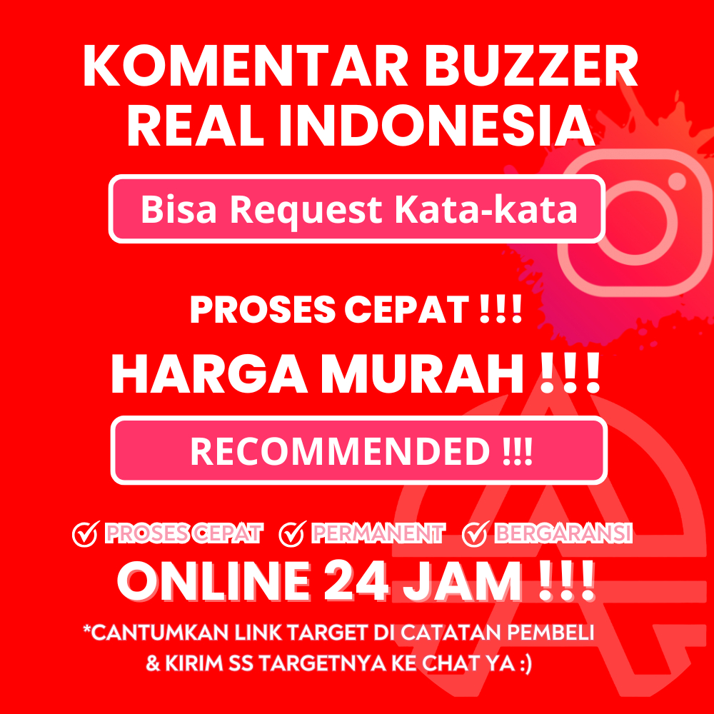 KOMENTAR INSTAGR4M REAL AKUN INDONESIA PERMANEN  Online 24 Jam