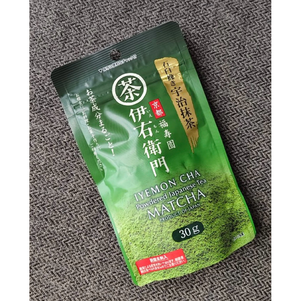 

[SHOPBYBEP] IYEMON PURE MATCHA POWDER 30g / IYEMON CHA UJI