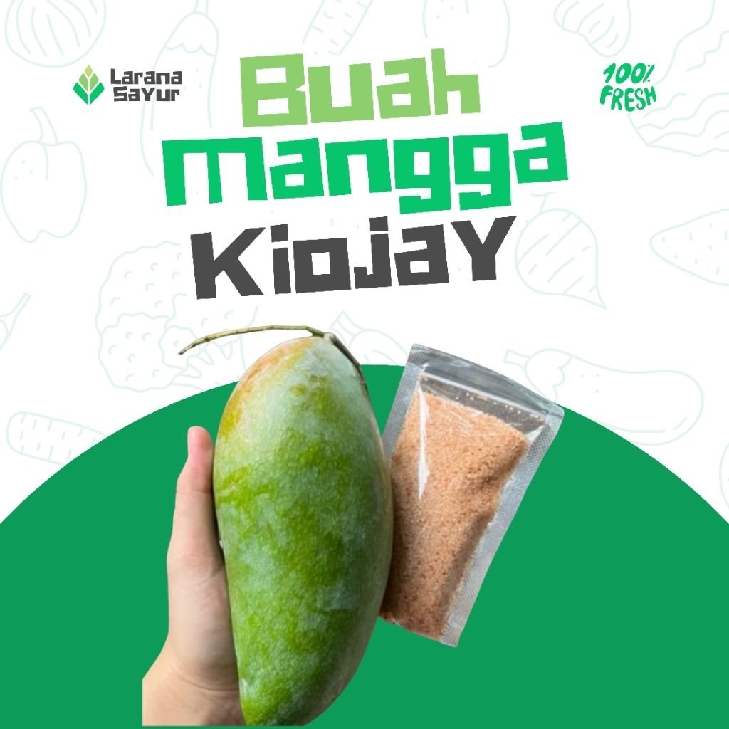 

MANGGA KIOJAY 1KG FREE BUMBU FREE ORDER 2 HARIAN YAH