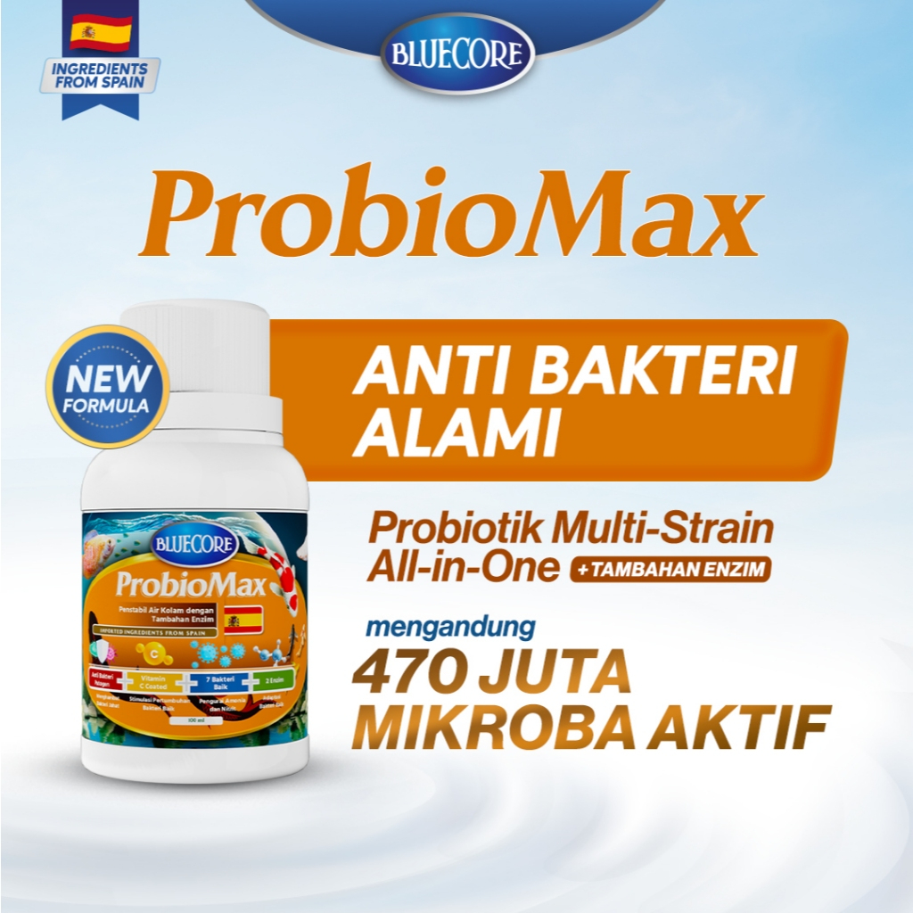 BlueCore Probiomax Probiotik Enzim Kolam Ikan