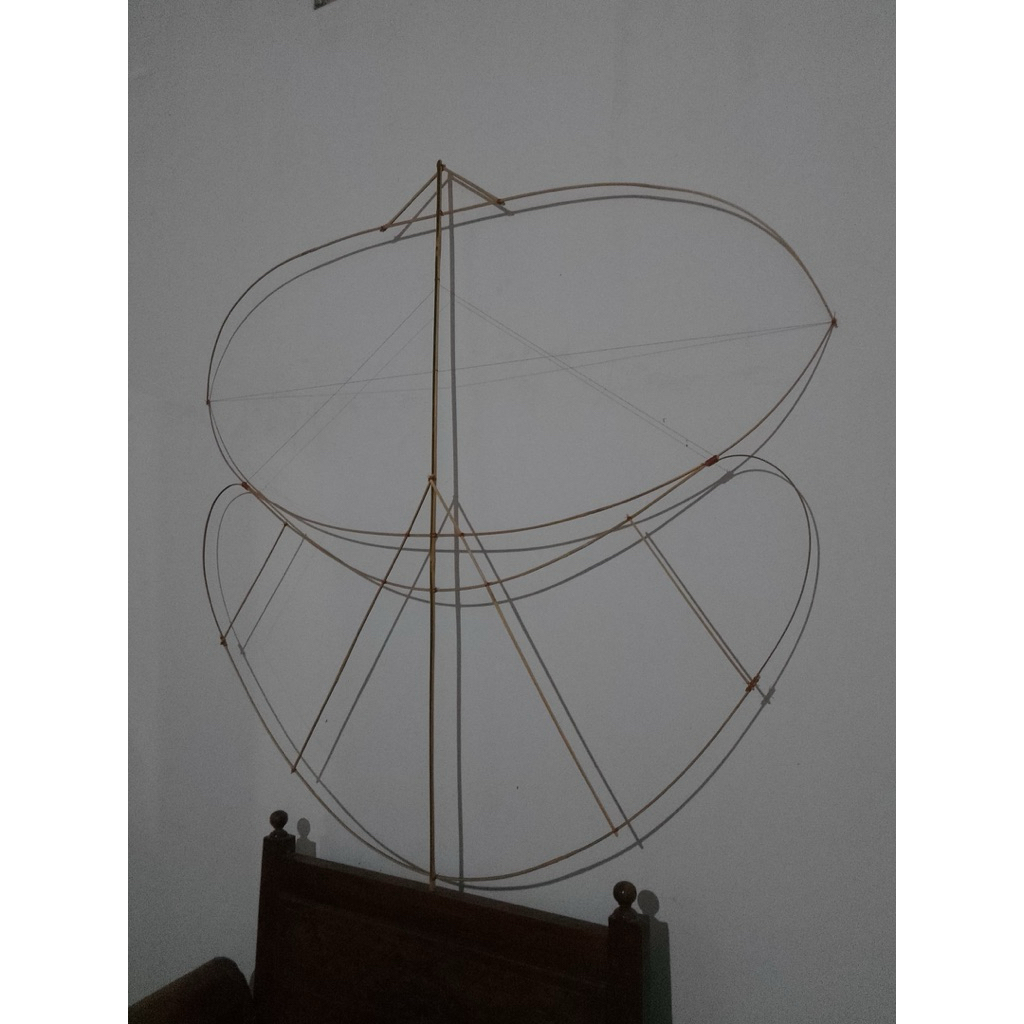 2 KERANGKA LAYANGAN GAPANGAN BABON ANGGREM 2 METER & 1.5 METER