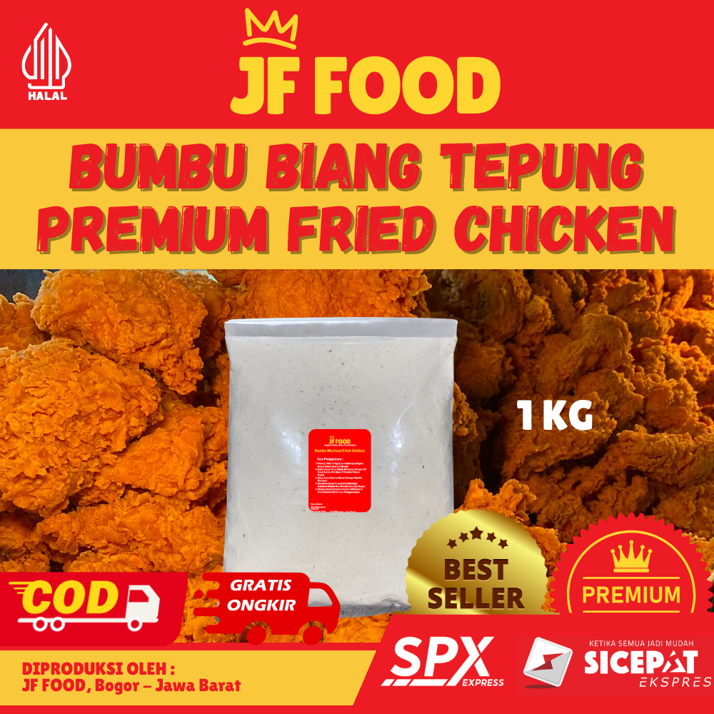 

Tepung Biang Premix Fried Chicken Crispy 1 Kg